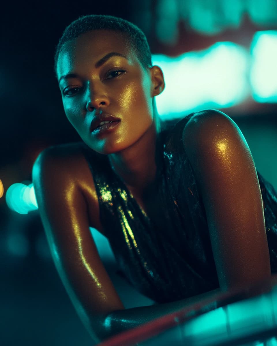 Neon After Dark Portrait